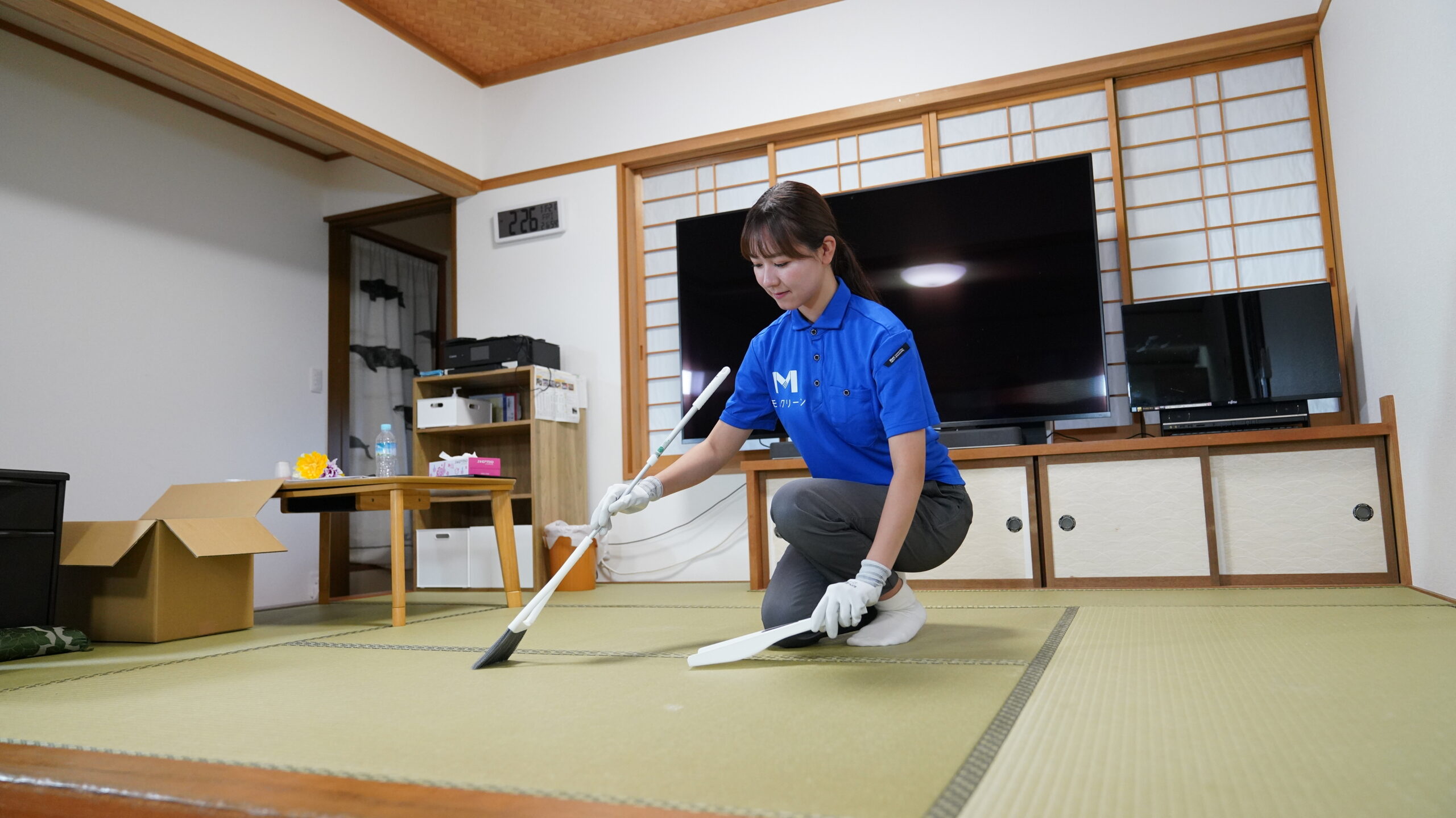 整理後の清掃